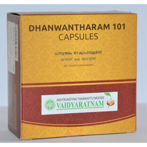 Vaidyaratnam Dhanwantharam 101 Soft Gel Capsule | Brahmi Online