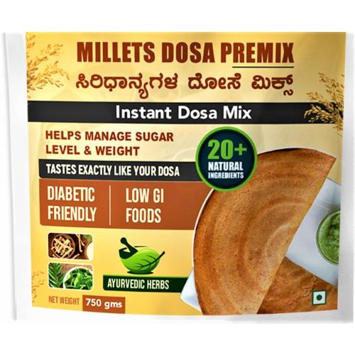 Millex Millets Dosa premix (Instant Mix) 1kg