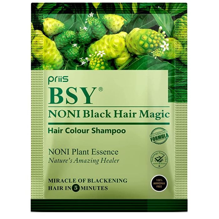 Messing Modstander feudale BSY Noni Black Hair magic (shampoo) 20ml pack