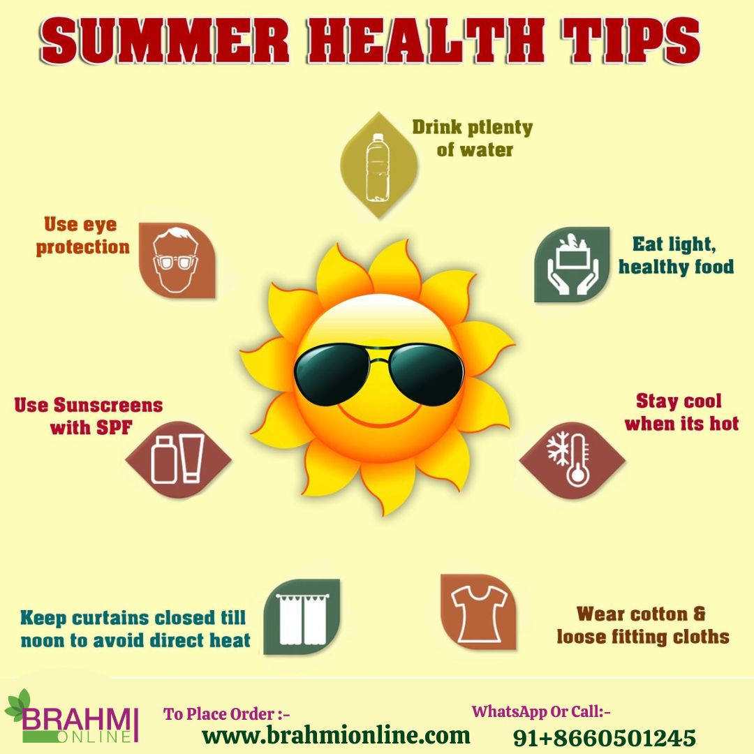 Health Tips for the Summer